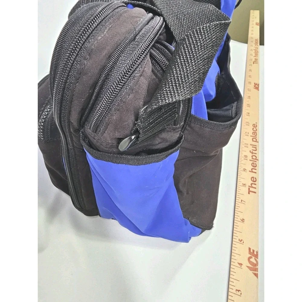 Vintage Eddie Bauer Canvas Duffle Bag‎  Weekender Gym Carry On Messenger Camera